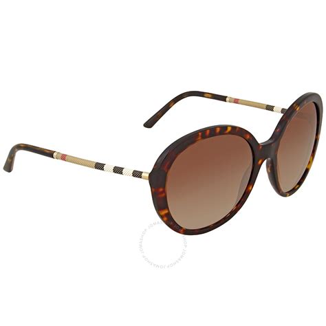 burberry sunglasses 4239-q|Burberry Brown Gradient Round Sunglasses BE4239.